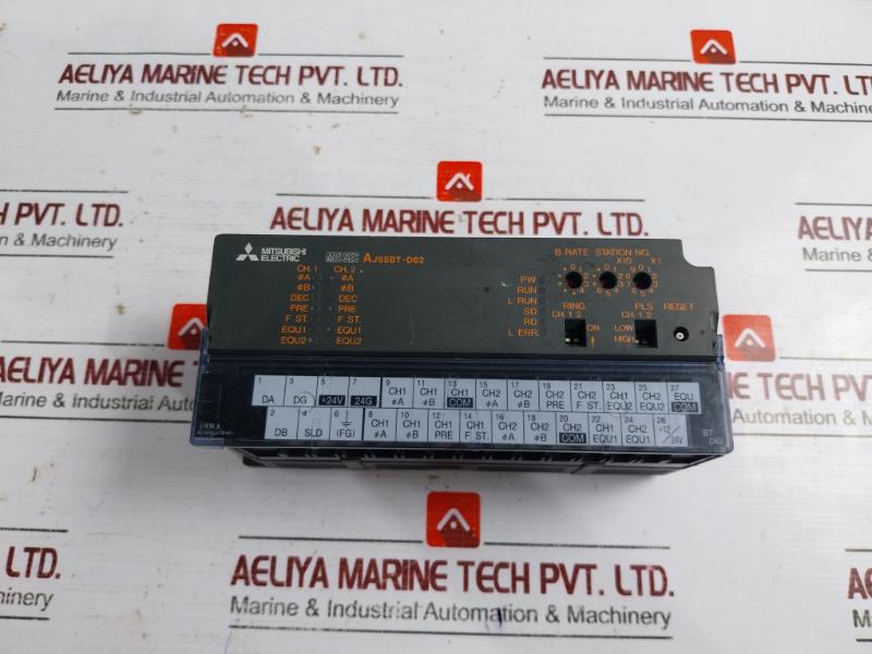 Mitsubishi Electric Melsec Aj65bt-d62 High Speed Counting Unit 24v