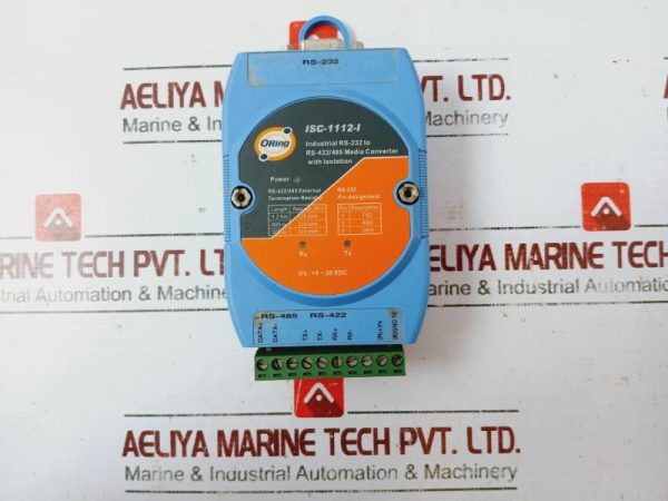 Oring Isc-1112-i Media Converter With Isolation