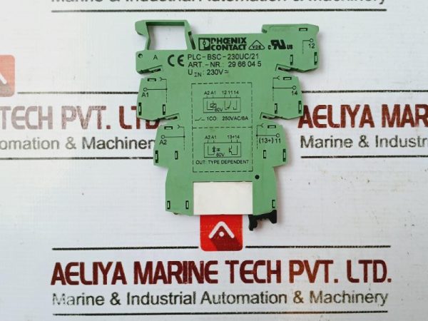 Phoenix Contact Plc-bsc-230uc21 Interface Relay Module 250v