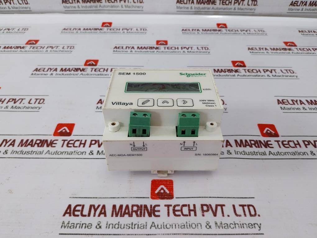 Schneider Electric Villaya Sem 1500 Kilowatt hour Energy Meter 230v