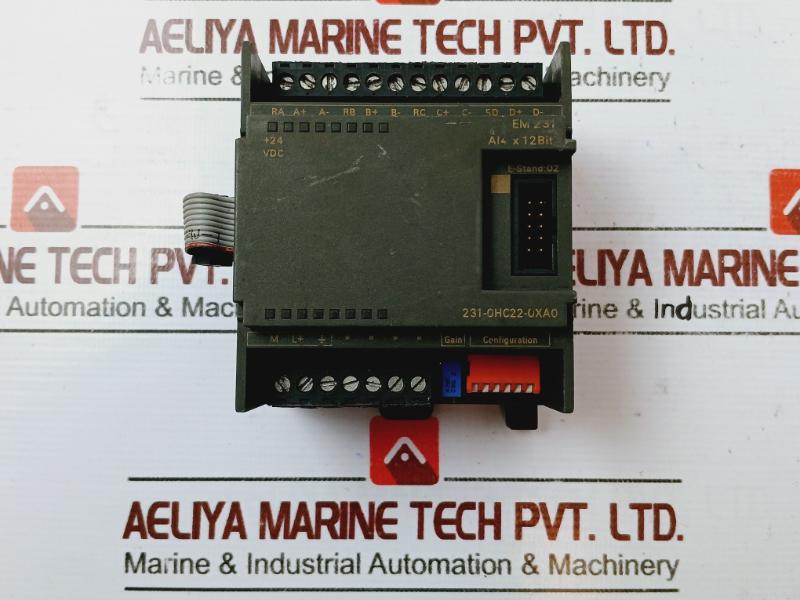 Siemens 231-0hc22-0xa0 Analog Input Module 28 V