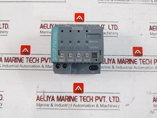 Siemens 6ep1961-2ba21 Selectivity Module 24v