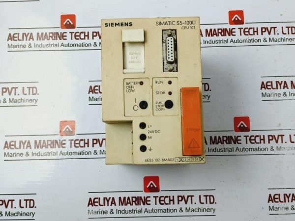 Siemens 6es5 102-8ma02 Central Processing Unit 24v