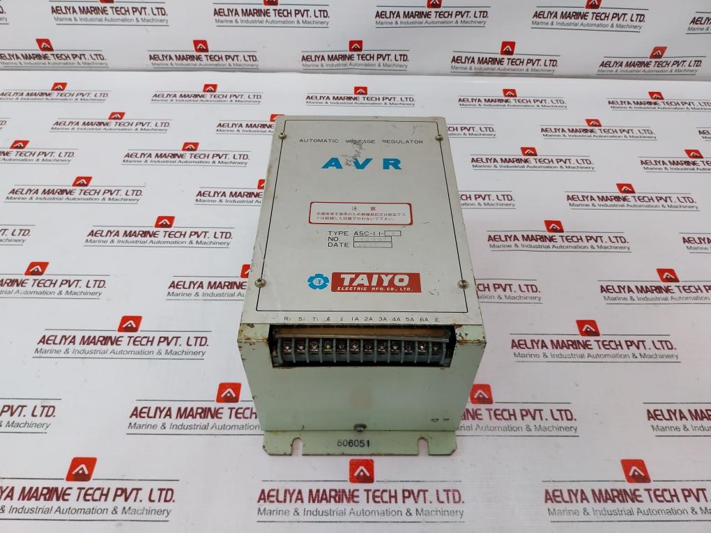 Taiyo Electric Asc-11-4 Automatic Voltage Regulator