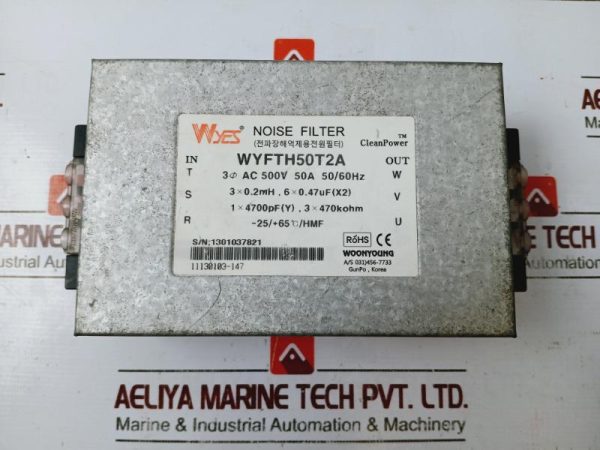 Woonyoung Wyes Wyfth50t2a Noise Filter 500v