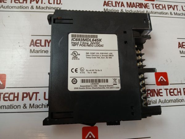 General Electric Ic693mdl645k Inputs Module 24v - Image 5