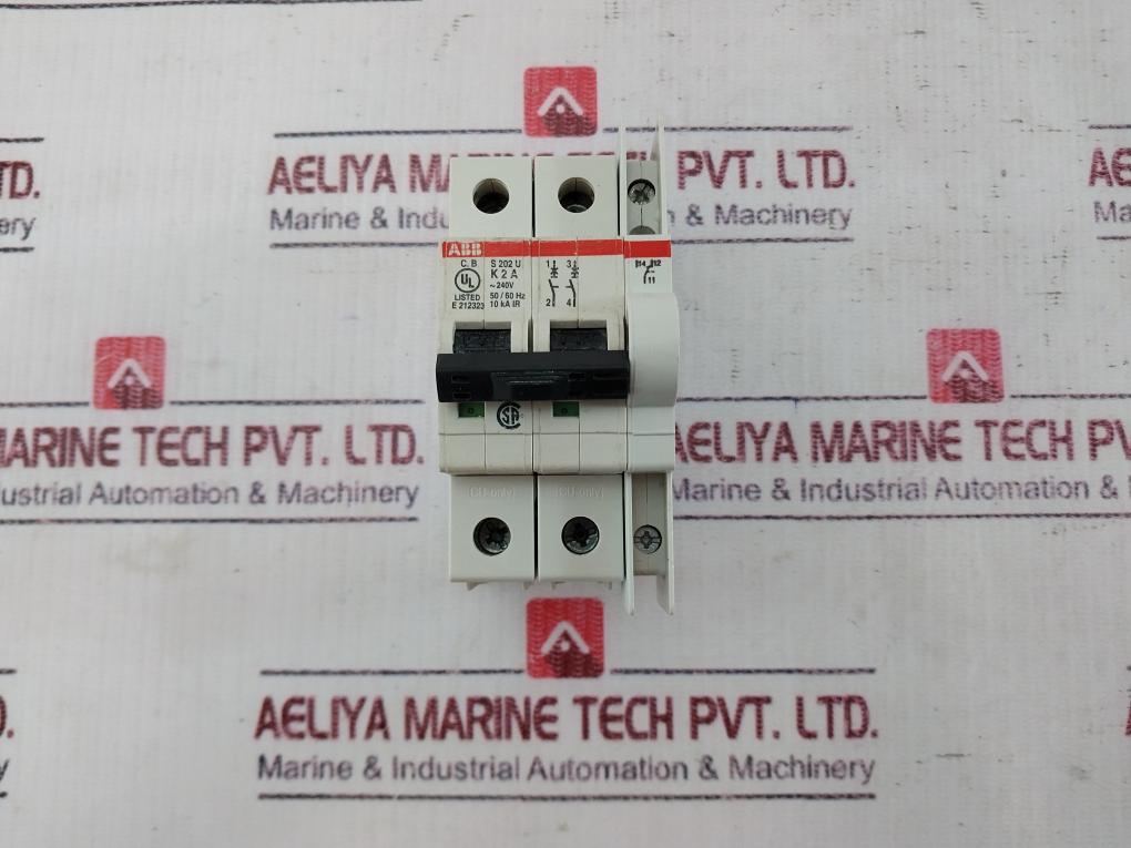Abb S202u-K2a Circuit Breaker 2 Pole Unit