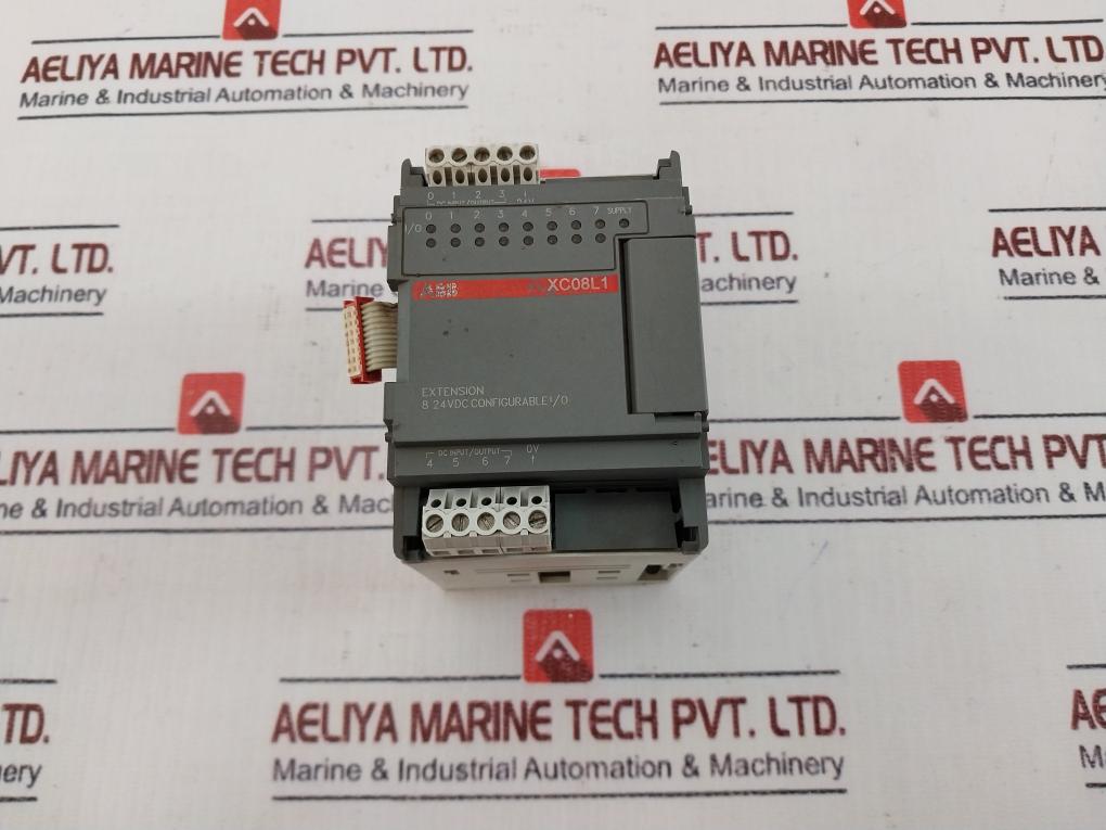 Abb Xc08l1-d4.0 Digital Io Extension Unit 24v
