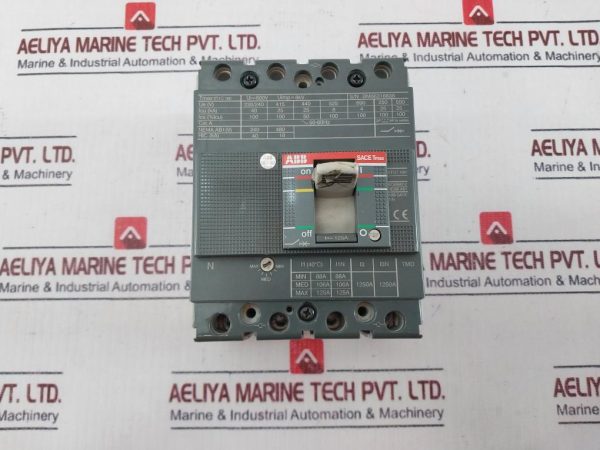 Abb Xt1c 160 Not Working Moulded Case Circuit Breaker 800v