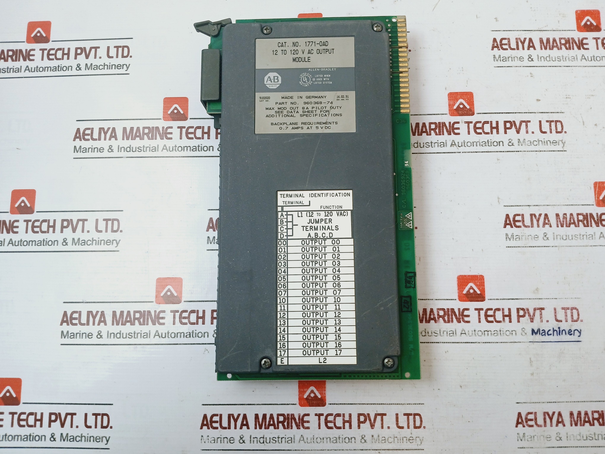 Allen-bradley A-b Quality 1771-0ad Output Module 120v - Image 4