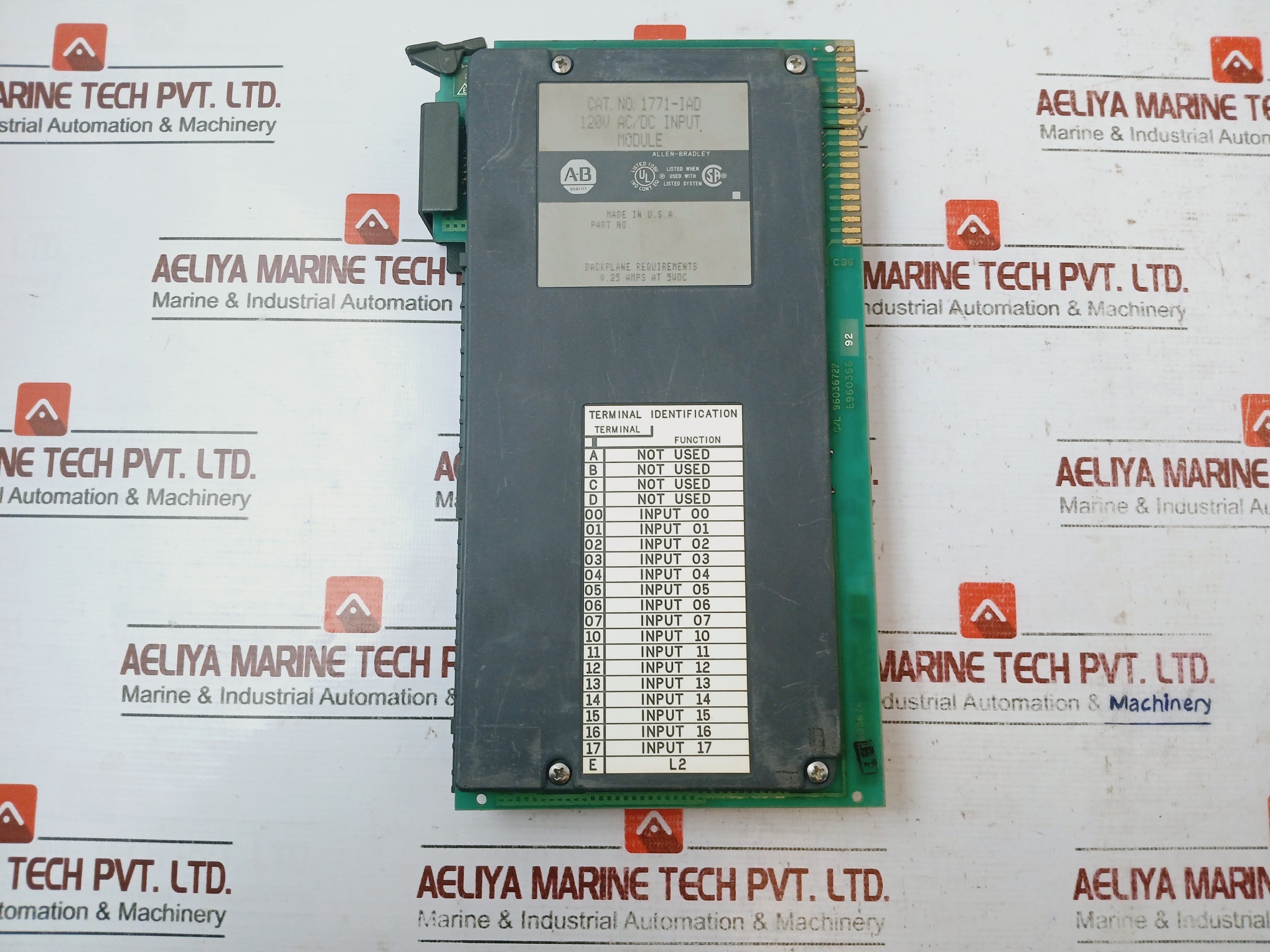 Allen-bradley A-b Quality 1771-iad Input Module 120v - Image 4
