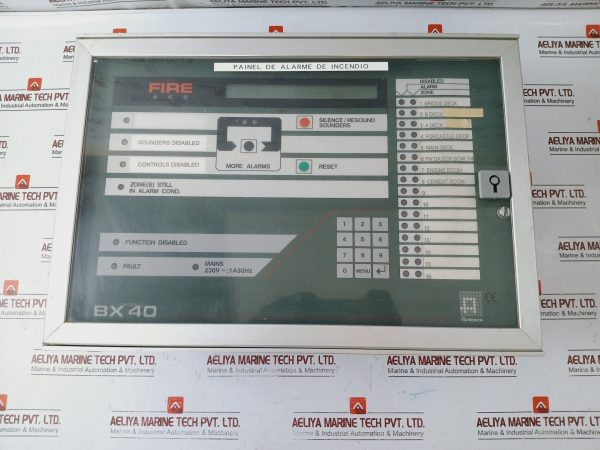 Autronica Bx 40 Fire Alarm Panel 230v