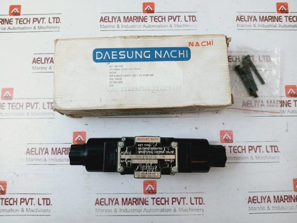 Daesung Nachi Mitsubishi Heavy  Ss-g01-e3x-r-c2-30 Solenoid Operated Directional Control Valve 220v