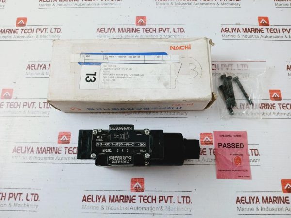 Daesung-nachi Mitsubishi Heavy Ss-g01-h3x-r-c1-30 Solenoid Valve 100v