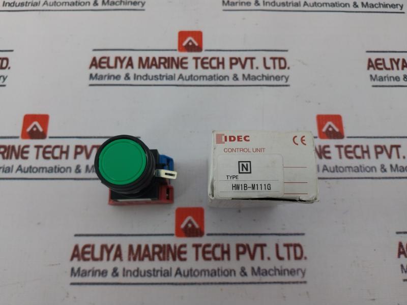 Idec Hw1b-m111g Pushbutton Switch 600v