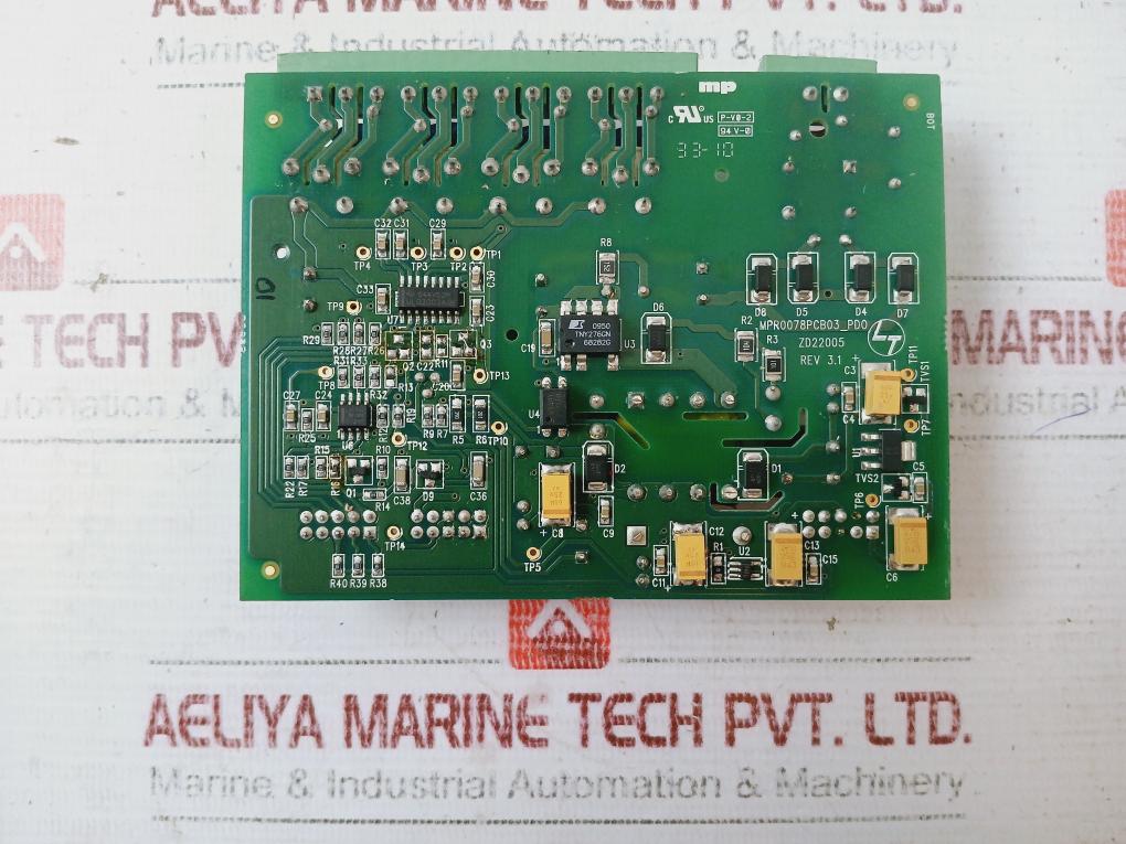 Larsen & Toubro Mpr0078pcb03_pd0 Printed Circuit Board 94v - Image 4
