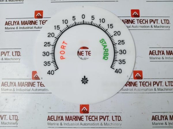 Osaka Nunotani Seiki Port 40-0-40 Starbd Rudder Angle Indicator Receiver