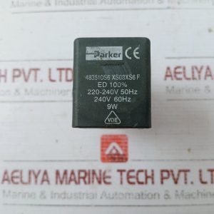 Parker Lucifer 483510s6 Xs03xs6 F Solenoid Valve Coil 240v