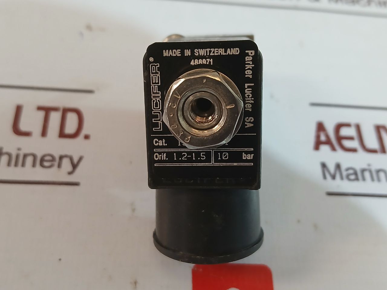 Parker Lucifer 483590s4 F Solenoid Valve 48v - Image 5