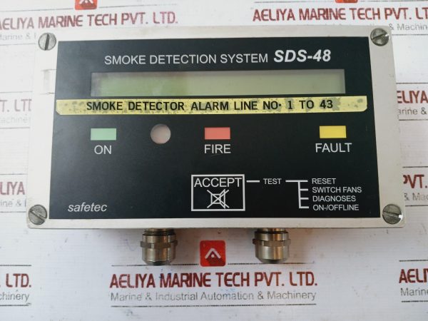 Safetec Sds-48 Smoke Detection System 28v