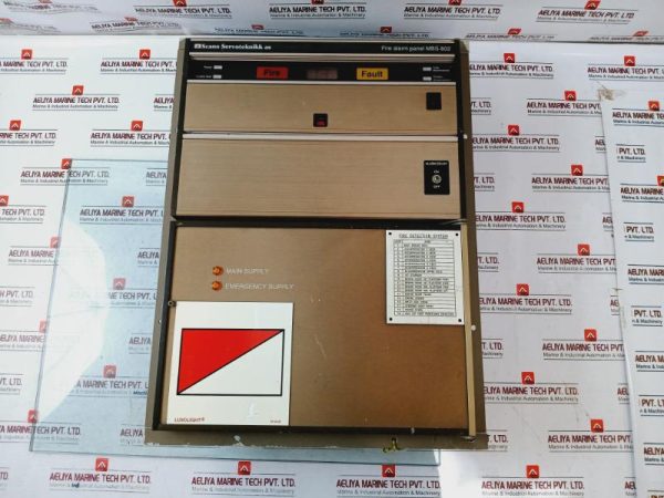 Scana Servoteknikk Mbs-802 Fire Alarm Panel 230v