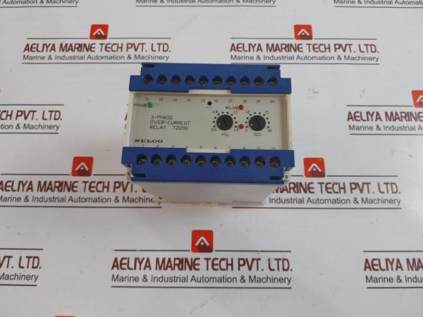 Selco T2200-02 3-phase Over-current Relay 450v