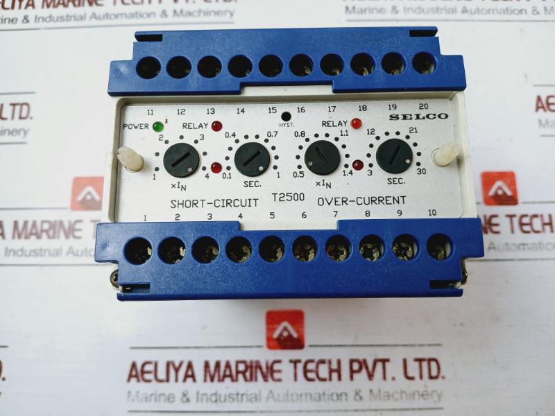 Selco T2500-01 Overcurrent With Short Circuit Relay 440v