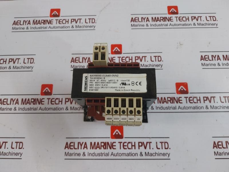 Siemens 4am8695-0ua40-0nn2 Transformer 460v