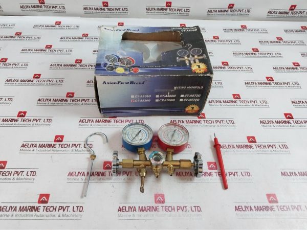 Asian First Ct-A536g Manifold Gauge Set Vibration Free Set 1000v