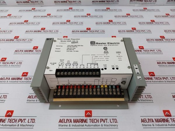 Basler Electric Ssr 125-12 Static Voltage Regulator 600v