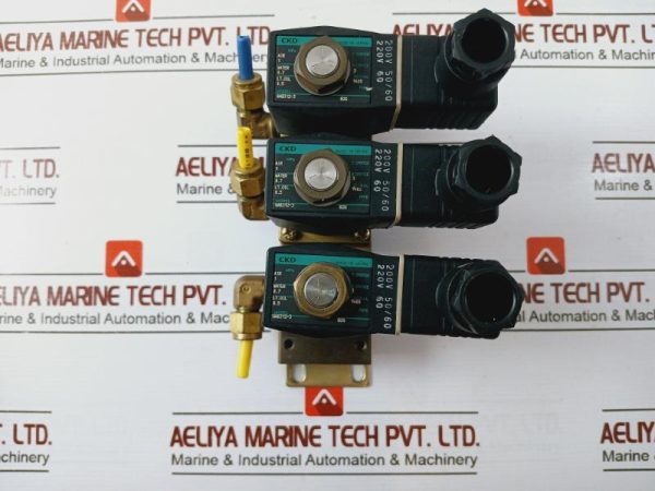 Ckd Gab312-3 Solenoid Valve 220v