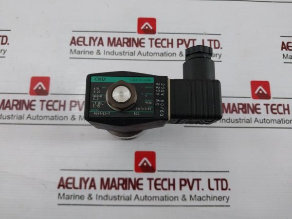 Ckd Hirschmann Ab41-03-7 Solenoid Valve 220v