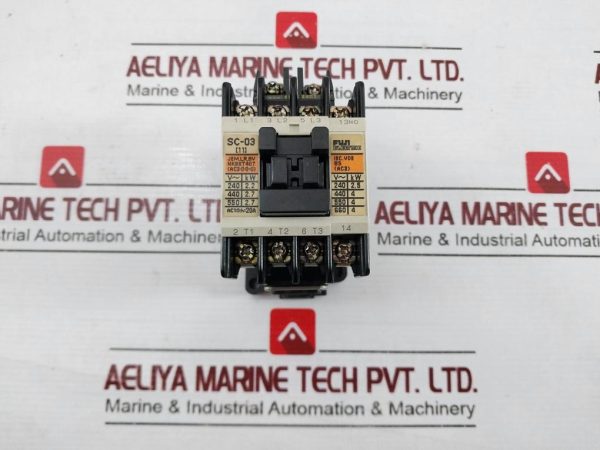 Fuji Electric Sc-03 Magnetic Contactor 220v