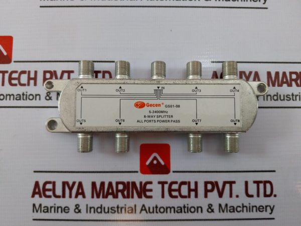 Gecen Gs01-08 8-Way Splitter