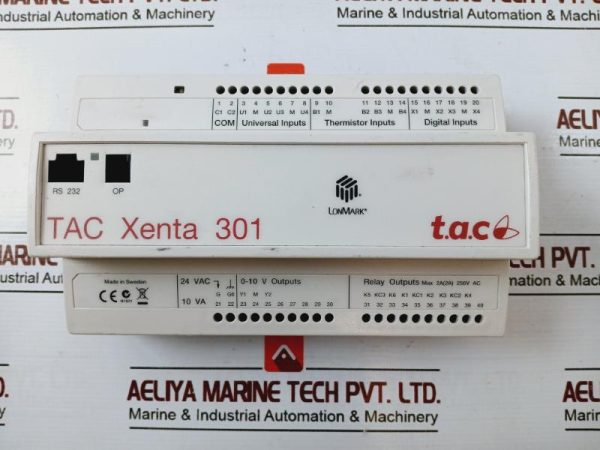 Lonmark Tac Xenta 301 Programmable Controller 250v