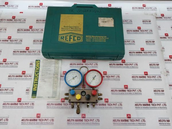 Refco Unitor Manifold 4-Way Electronic Manifold Case