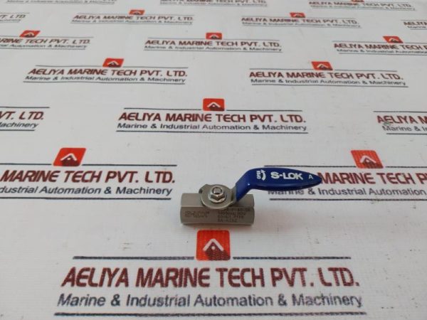 S-Lok Sbva-F-4r-S6 Steel Ball Valve