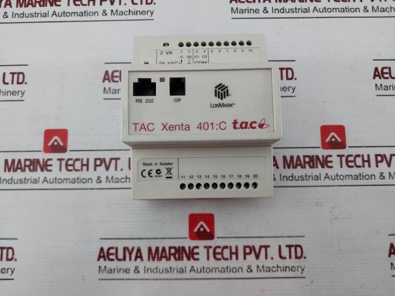 Schneider Electric Lonmark Tac Xenta 401C Programmable Controller 24v