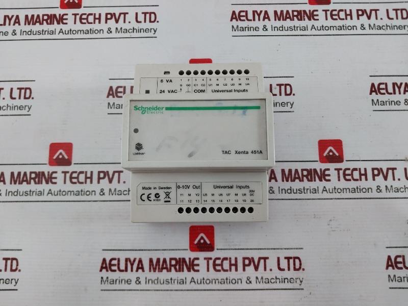 Schneider Electric Lonmark Tac Xenta 451a Universal Inputs Module 24v