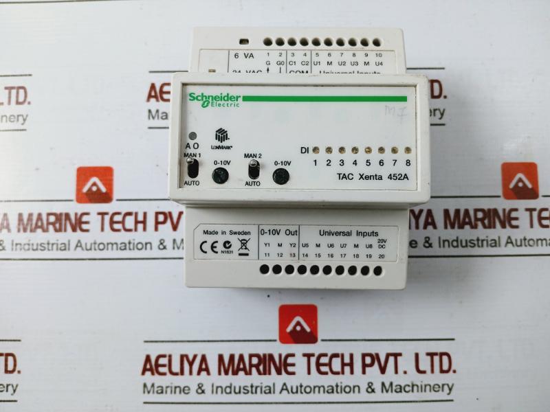 Schneider Electric Lonmark Tac Xenta 452a Analog Output Module 24v