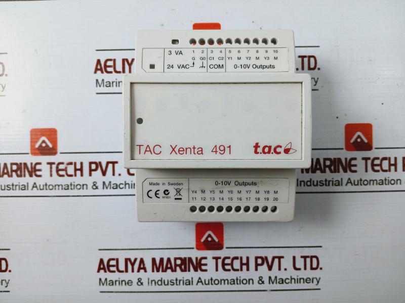 Schneider Electric Tac Xenta 491 Analog Output Module 24v