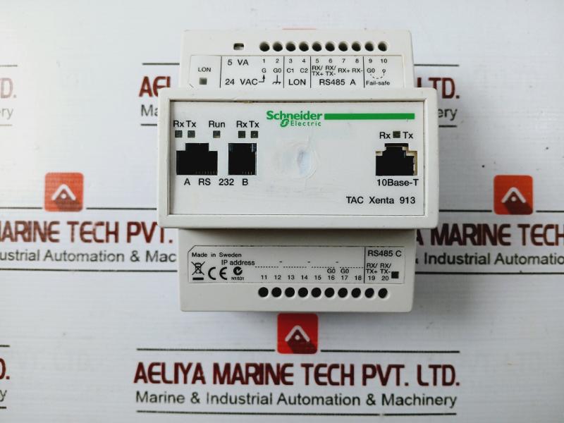 Schneider Electric Tac Xenta 913 Analog Output Module 24v