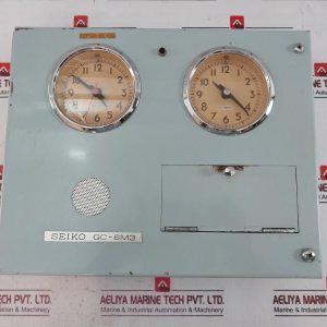 Seikosha Qc-6m3 Crystal Master Clock 230v