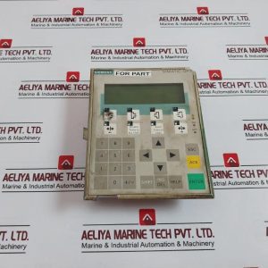 Siemens 1p 6av3 607-1jc20-0ax1 Operator Panel 24v
