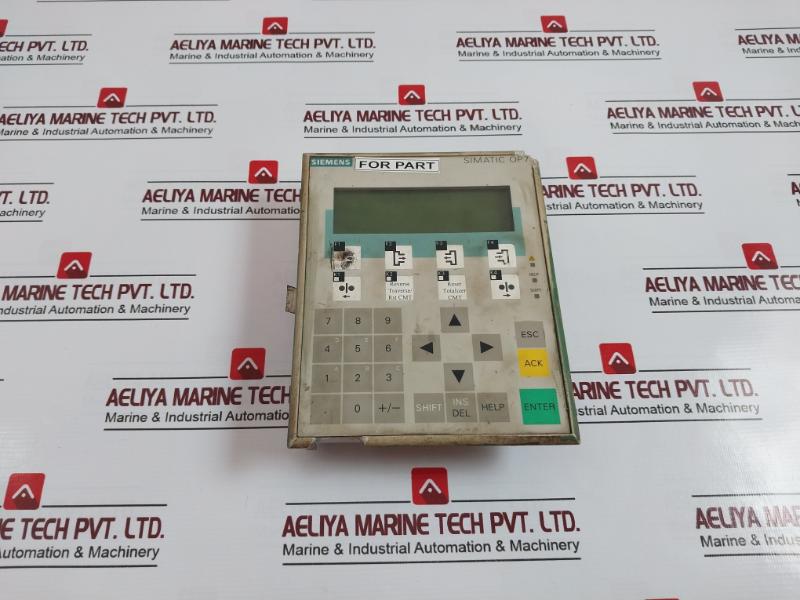 Siemens 1p 6av3 607-1jc20-0ax1 Operator Panel 24v