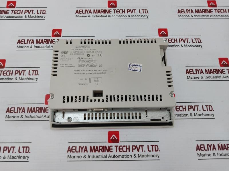 Siemens 1p 6av6 640-0ca11-0ax0 Micro Touch Panel 24v - Image 4
