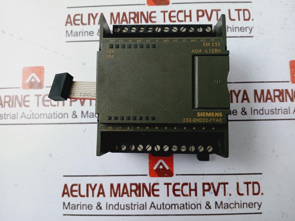 Siemens 232-0hd22-0xa0 Analog Output Module 28 V