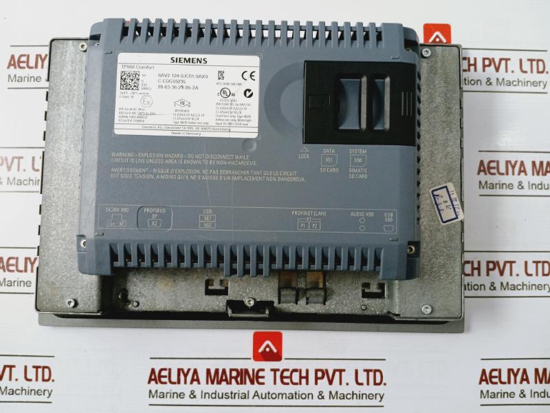 Siemens 6av2 124-0jc01-0ax0 Operator Interface Panel 24v - Image 4
