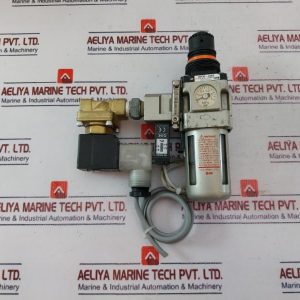 Smc Aw30-03be FilterRegulator With Lubricator 24v