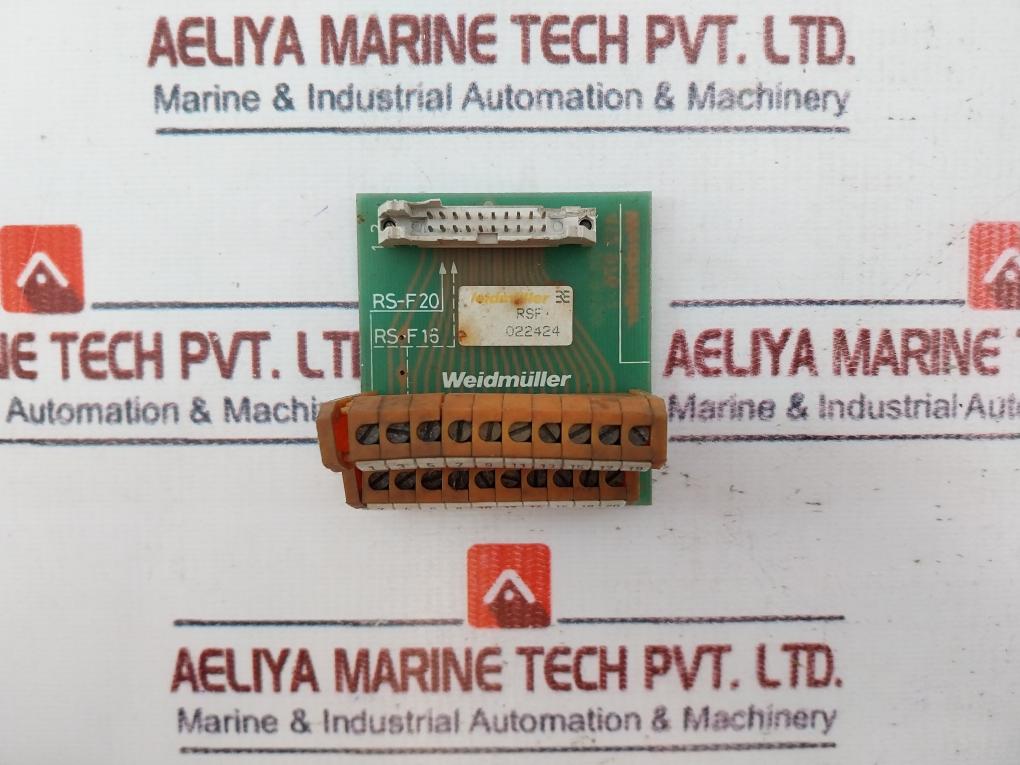 Weidmuller Rs-F20 Interface Module